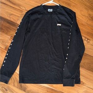American Eagle Outfitters Black Long Sleeve Shirt